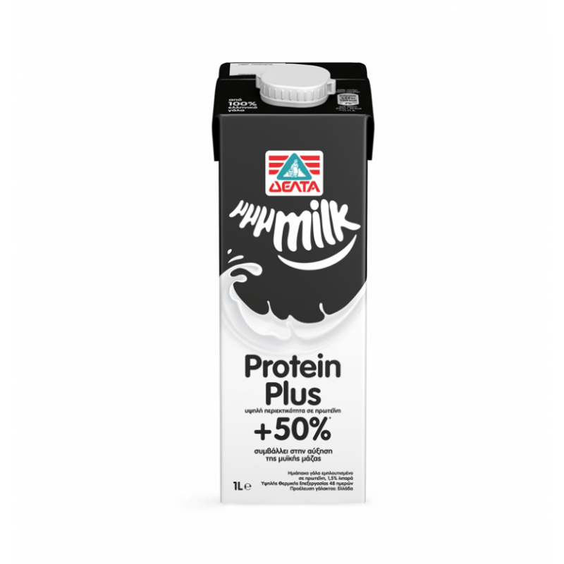 ΔΕΛΤΑ μμμmilk Protein Plus +50% 1LT
