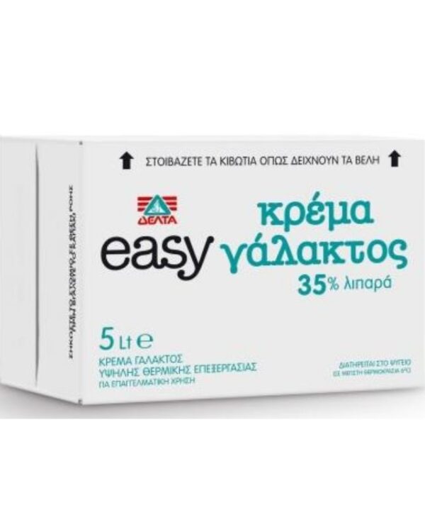 ΔΕΛΤΑ Easy Κρέμα Γάλακτος 35% λιπαρά 5Lt